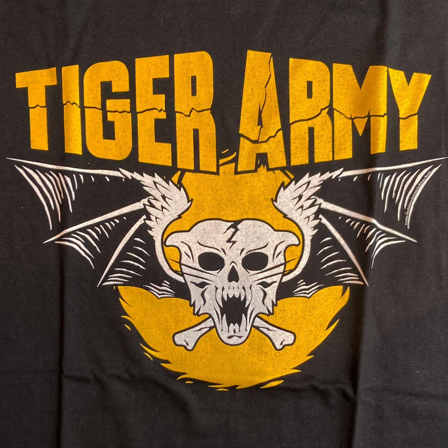 Tiger Army Black T-Shirt Cotton Full Size Unisex S-5XL Z177