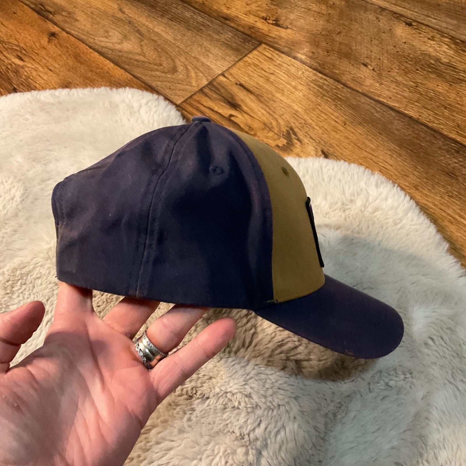 Patagonia Patch Snap Back Baseball Cap Hat Brown … - image 4