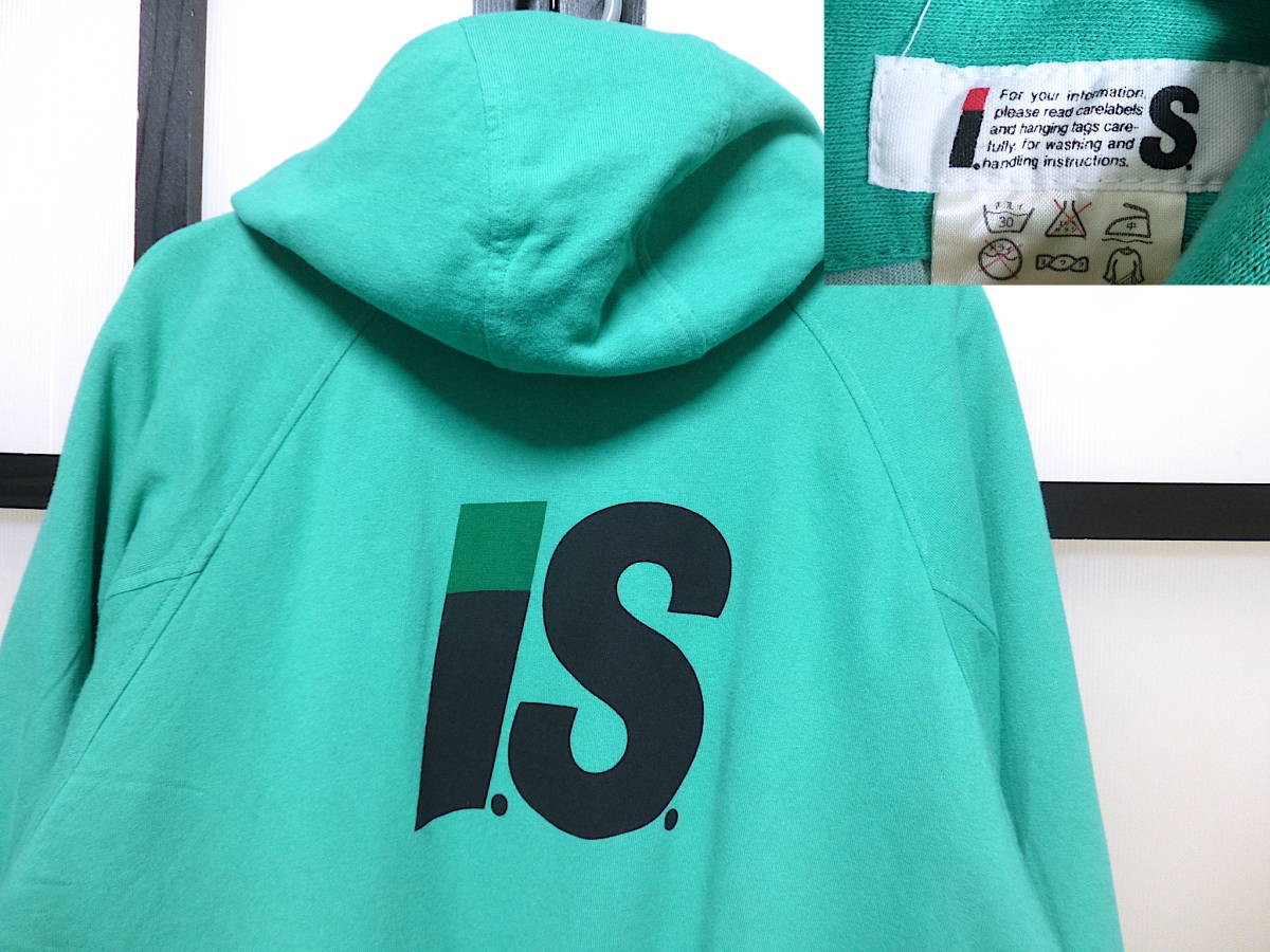 Vintage 1980s Issey Miyake I.S. Logo Print Reversible Jacket Hoodie Mens Size M