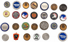 27 US Army Coins  Mix Konvolut Coin Nato Medal Military M&uuml;nzen Orden Abzeichen