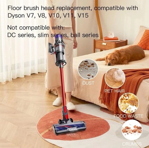 Floor Carpet Brush Head For Dyson V7 V8 V10 V11 Vacuum Motorhead Animal Absolute - Picture 6 of 15