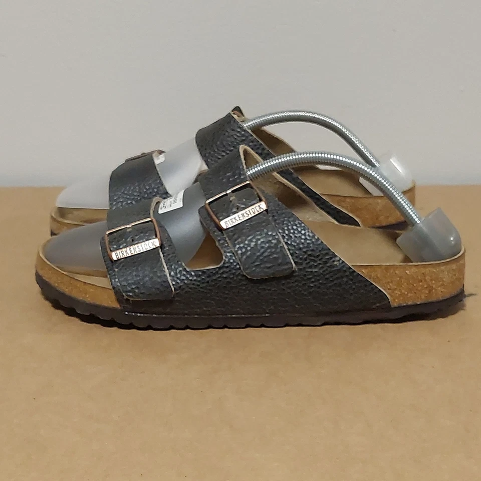 Sandalias de cuero natural BIRKENSTOCK Arizona en negro talla M11 EU 44 Foto 2 de 4