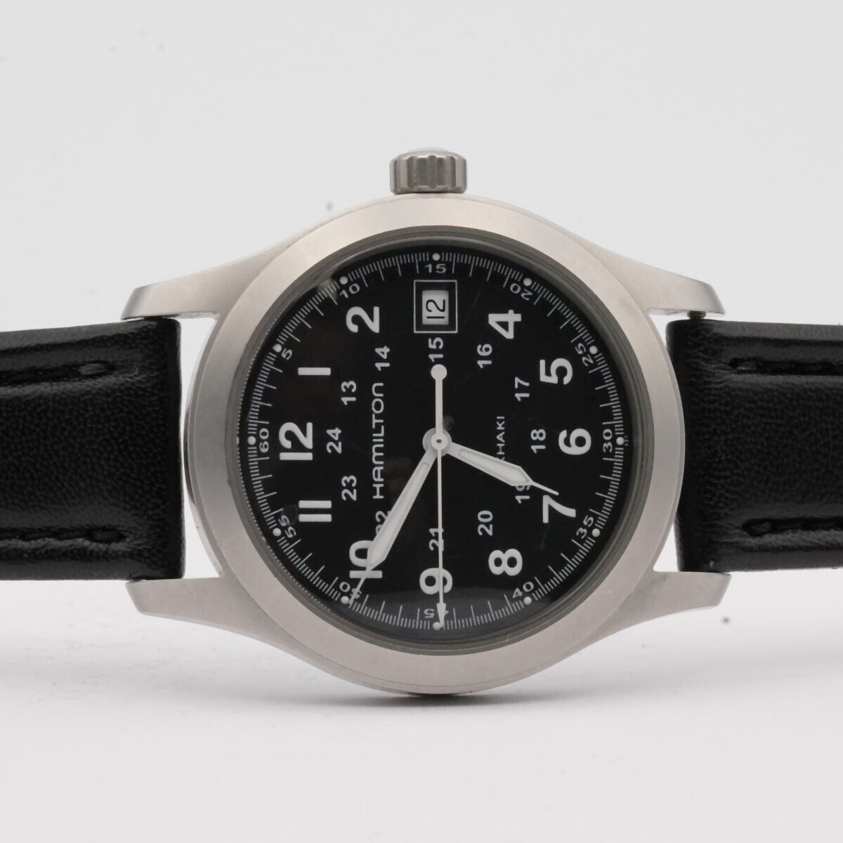 Hamilton Khaki H684811 Quartz Men's Watch Medium Size 38MM Vintage 2 | eBay