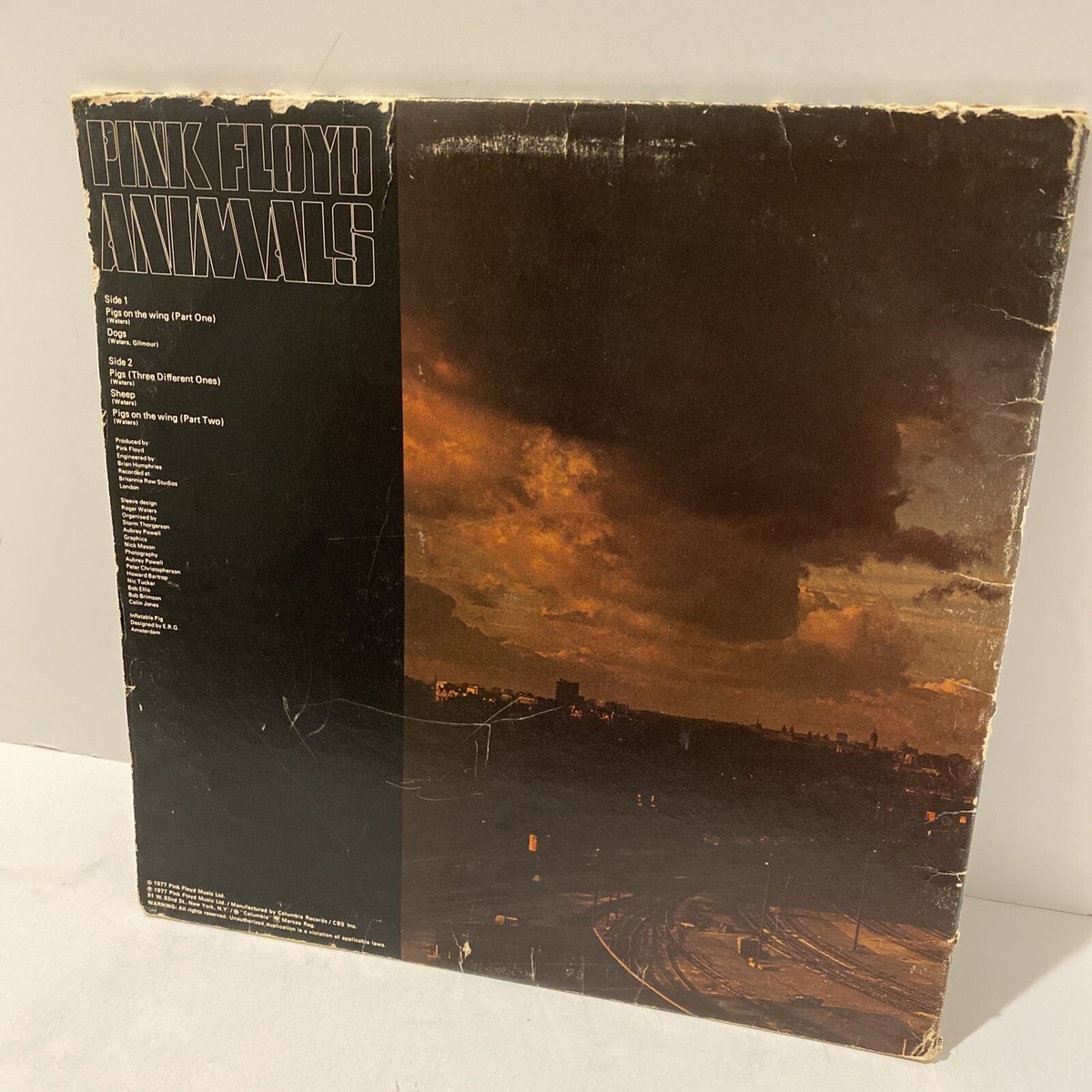Pink Floyd - Animals 1977 Vinyl Record LP Columbia JC 34474
