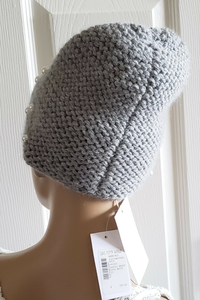 Jennifer Behr Crystal Embellished Alpaca Knit Beanie $350 Jennifer Behr Swarovski Pearl-Embellished Alpaca Beanie  main image 2