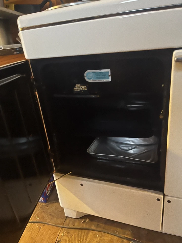 Cocina eléctrica hotpot blanco años 50 Foto 4 de 4