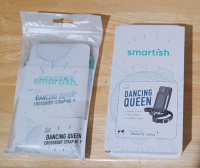 Ends 6/8 11AM PST! Smartish Dancing Queen/Strap for iPhone 12/12 Pro, Clear