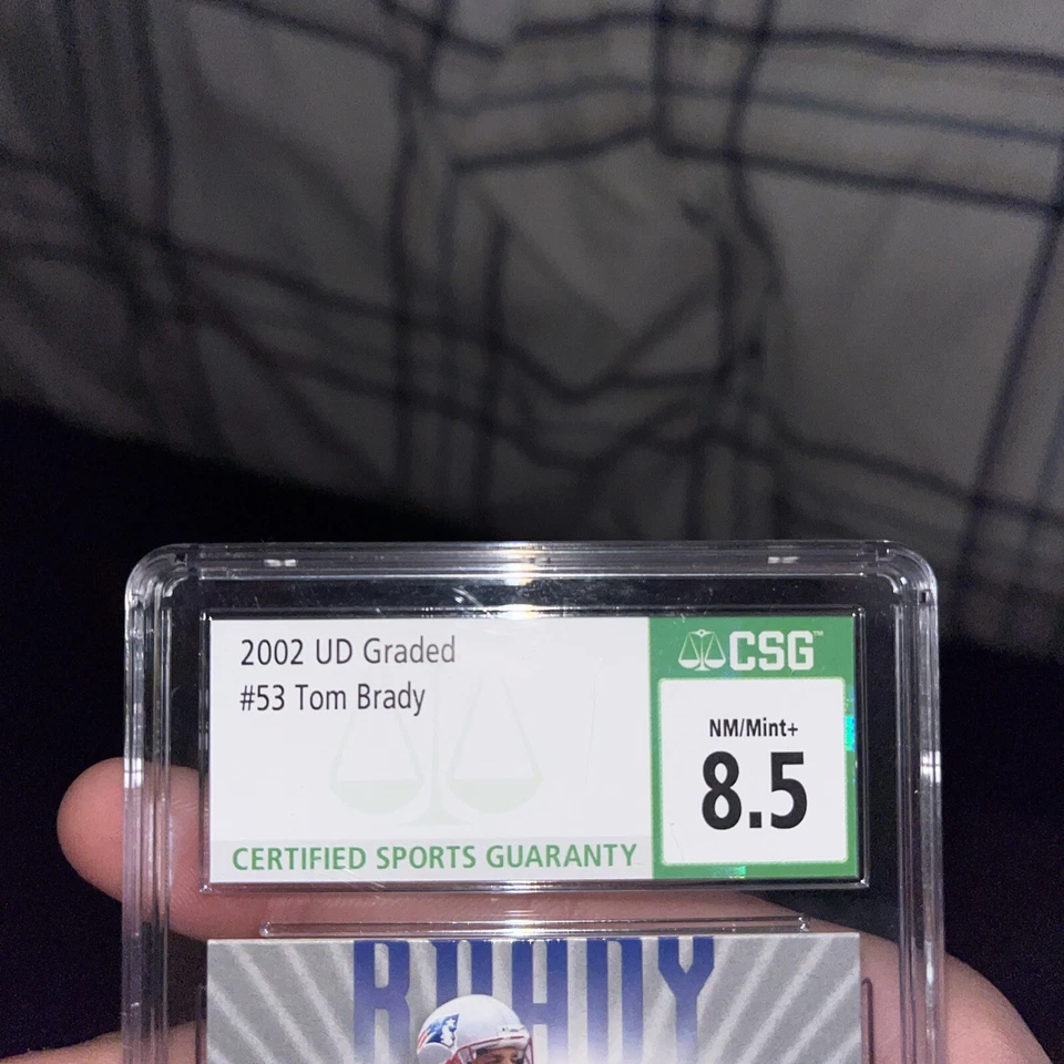 2002 Upper Deck Graded - #53 Tom Brady - Image 3 of 3