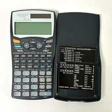 Sharp EL-506W Advanced Solar Energy Scientific Calculator D.A.L. Twin Power