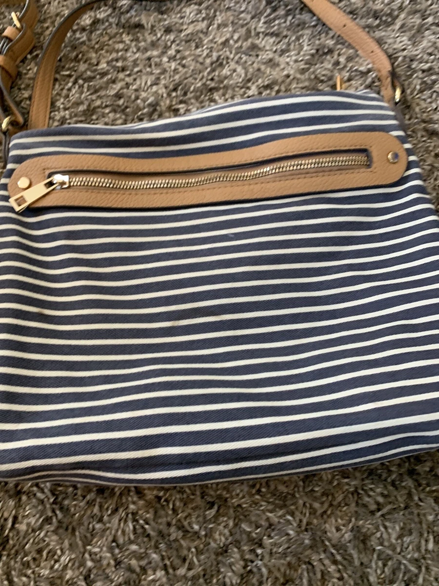 Kate Spade New York Purse / Handbag Pink, White, Blue Stripes PLS READ SEE  PICS | eBay