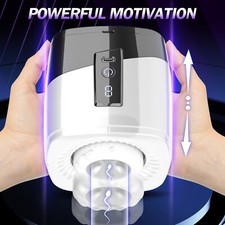 Male Masturbaters Automatic HandsFree Thrusting Cup Rotating Stroker Men Sex Toy