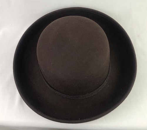 Wool Women Hat August Hat Company Brown Women Hat 100% Wool Vintage 1121 - Picture 3 of 9