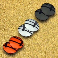 3 Pairs Lenses Replacement for-Oakley Madman Polarized-Black Silver Orange Red
