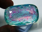 130.40 Ct Australian Triplet Monarch Fire Opal Cushion Cut Certified Gemstone