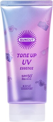 日焼け止め yunc SUNCUT Tone Up UV Essence Lavender Color 4Pack Set Sunscreen 80g