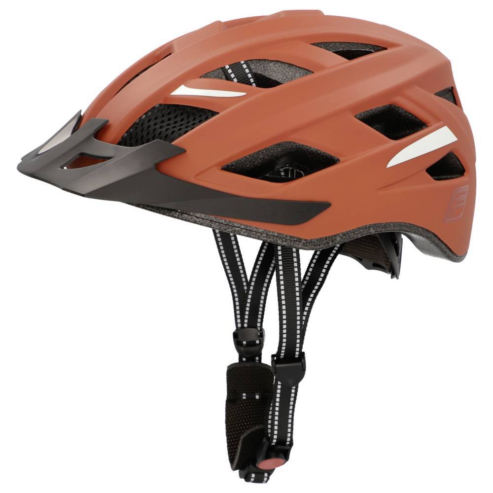 FISCHER FAHRRAD Urban Plus Miami Fahrrad-Helm Rost-Braun Konfektionsgröße=S/M