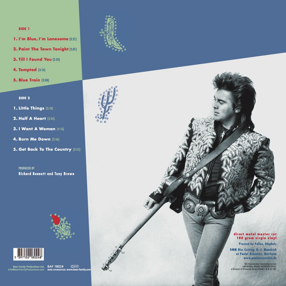 Marty Stuart - Tempted (180gram Vinyl) - Vinyl Country - Image 2 of 2