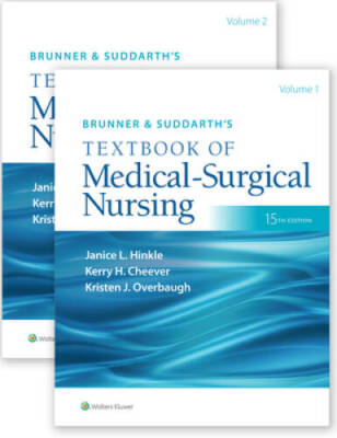 Brunner & Suddarth's Textbook of Medical-Surgical Nursing (2 vol) (Vo - GOOD