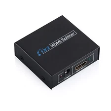 1080P 3D HDMI Splitter 2 Port 1x2 Repeater Amplifier Hub 1 in 2 Out Switcher