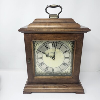 【最終価格早い者勝ち】真鍮製船舶掛時計 クオーツムーブメント Vintage Seth Thomas Legacy Westminster Chimes Mantle Clock Battery