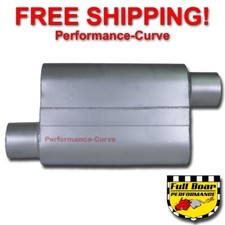 2 Chamber Performance Exhaust Muffler Full Boar Offset Offset - 3 Fb3043