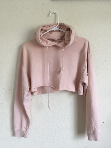 brandy melville pink cropped cotton 