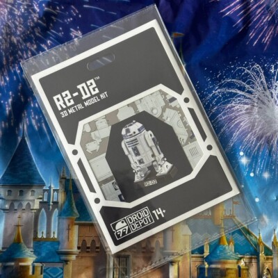 Disney Parks Star Wars R2-D2 Droid Factory Metal Model Kit 3D Galaxy Edge New