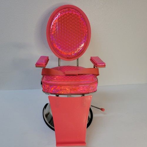 American Girl Doll Salon Hair Styling Chair Spa Hot Pink For 18” Dolls