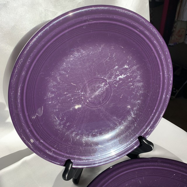 FIESTA PLUM purple DINNER PLATES 101/2" PLATES Fiestaware PLATE Set of 2 Used eBay
