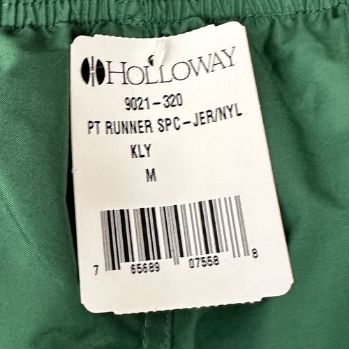 Pantaloni Spirit Scuola nuovi con etichette vintage anni '90 HOLLOWAY Track Jogger Windbreaker (Verde Kelly) - Foto 5 di 5