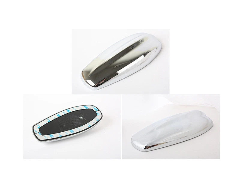 Antena Maniquí Aérea Estática Aleta de Tiburón Cromo Estilo JAGUAR Ajuste Universal Foto 2 de 3