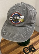 NICE GRAY COLORADO HAT EMBROIDERED LOGO STRAPBACK ADJUSTABLE VGC G6