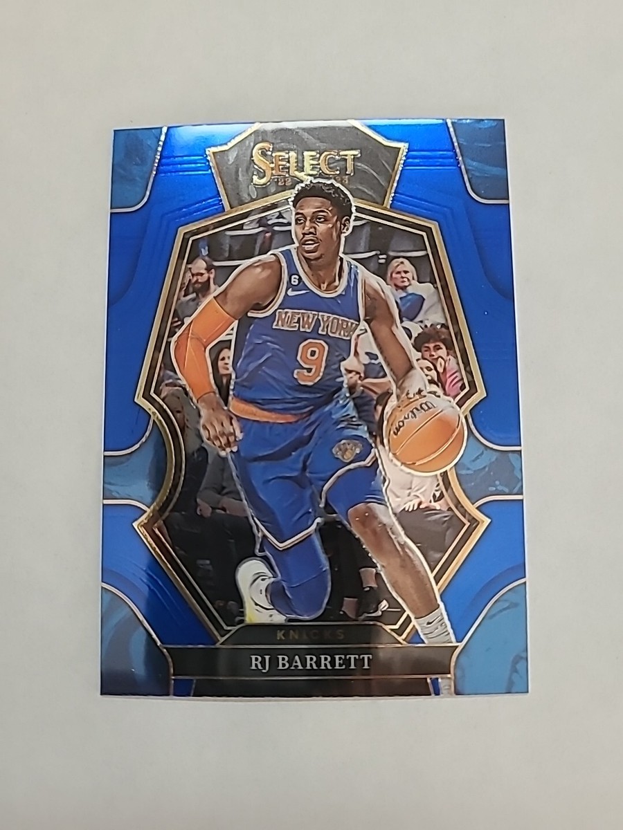 NBA rj barrett prizm rookie card☆ 2022-23 Panini Select - Premier Level RJ Barrett #133 Blue