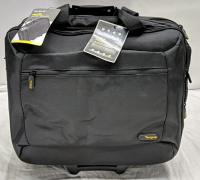 NEW Targus TCG717 15.6''x17.3'' CityGear Overnight Travel Roller Bag Black N999-C0