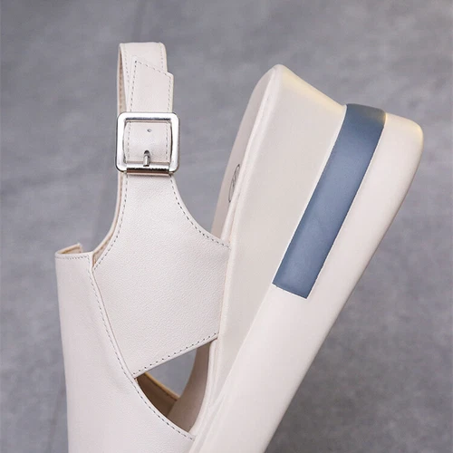 Orthopädische flache Damenschuhe mit Keilabsatz Sommer Freizeit Strand - Bild 8 von 18