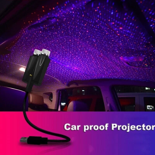 Car Roof USB Indoor Atmosphere Starry Sky LED Lamp Projector Star Night Light