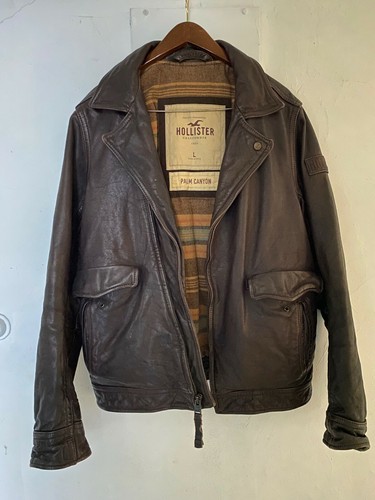 Leather Coat - HOLLISTER Palm Canyon (L 
