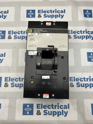 Square D Q4L3250 3 pole Feed Thru Q4L 250 amp 240v Circuit Breaker