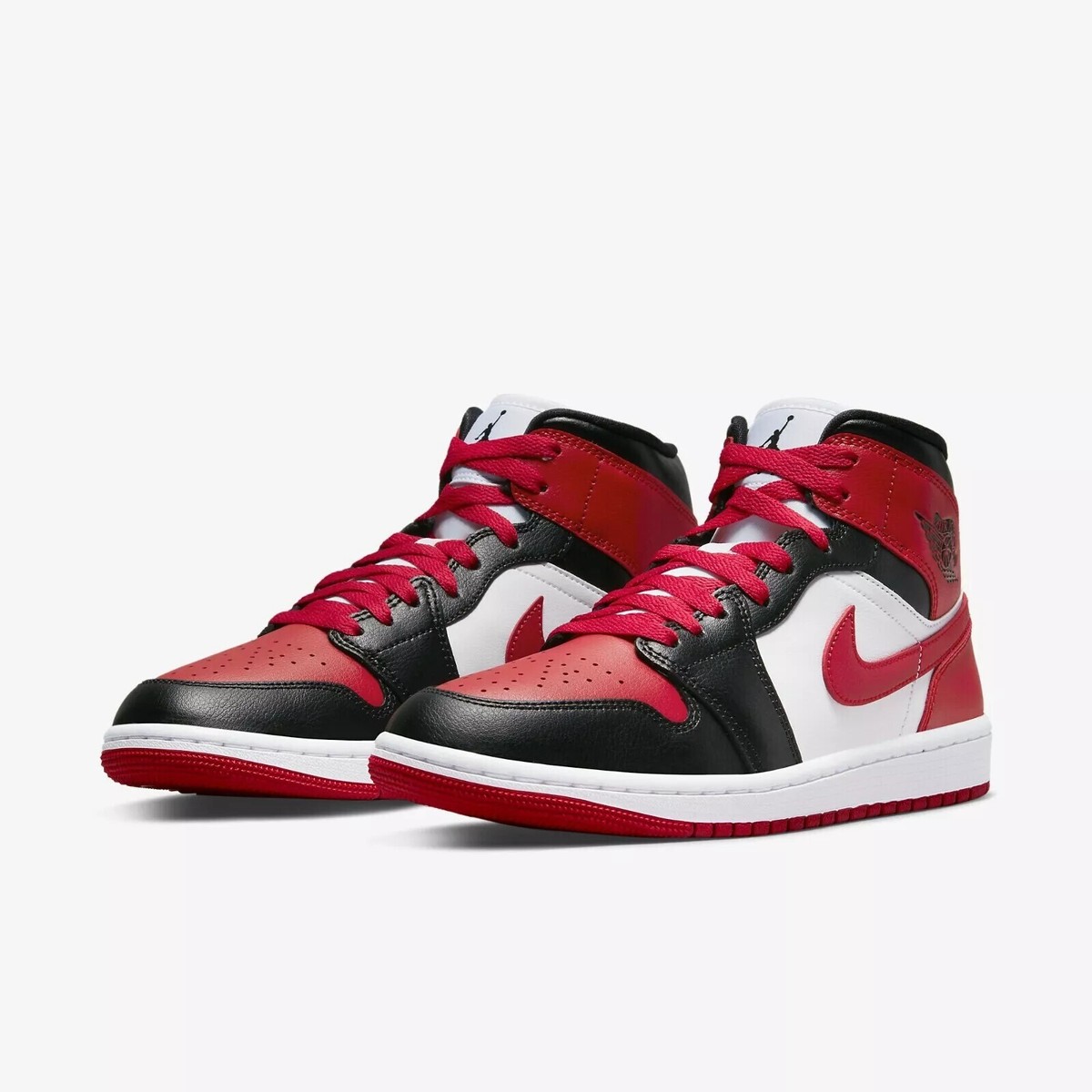 Air Jordan 1 Mid\"Bred Toe\" Supreme靴紐おまけ付 Air Jordan 1 Mid