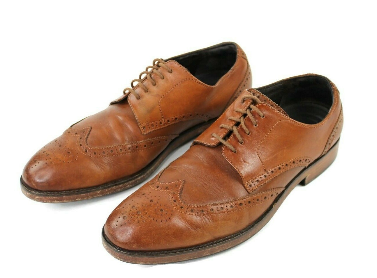 Cole Haan Grand OS Brown Brogue Wingtip 