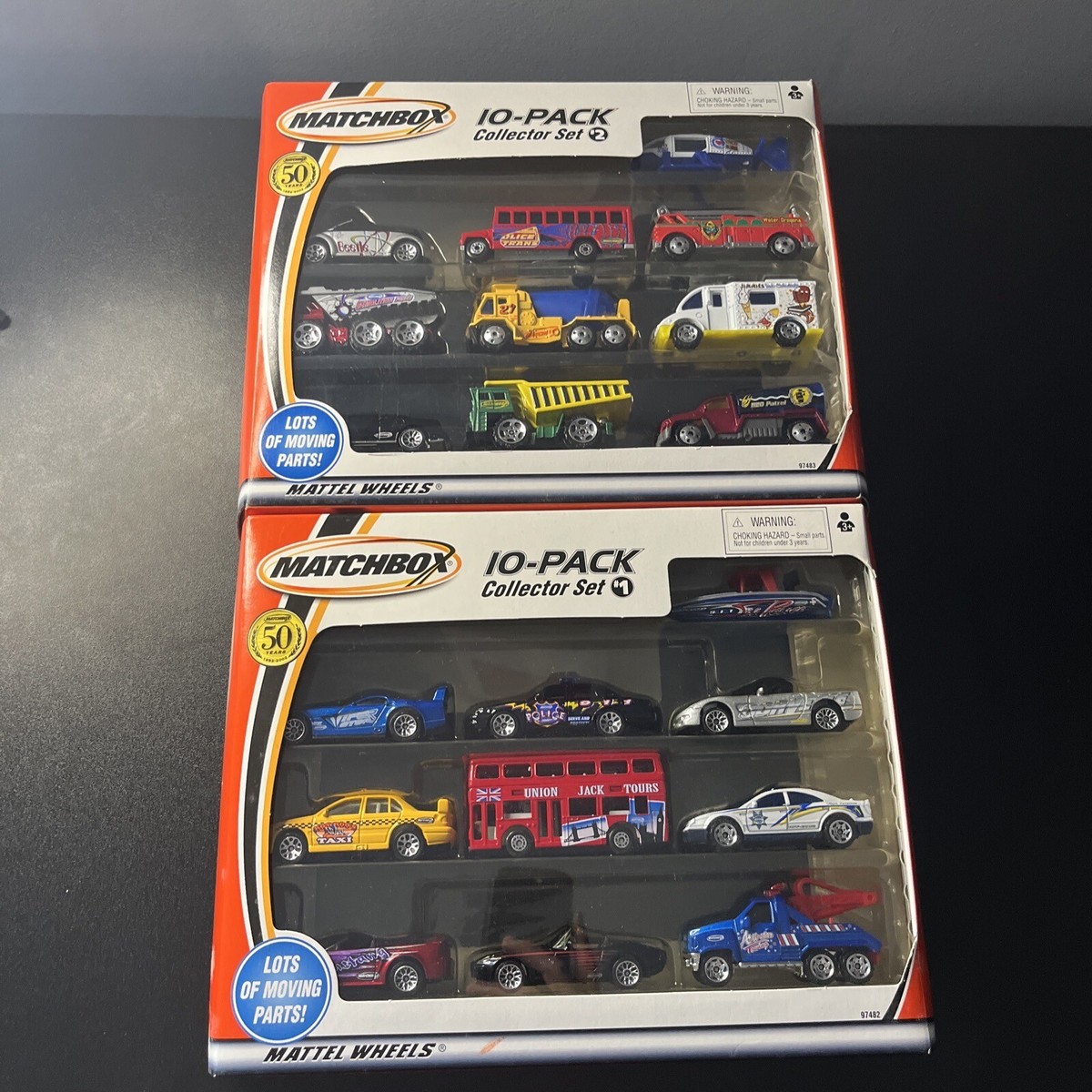 Matchbox 2001 2002 50 Years Packs Lot of 2 20 Vehicles Limited