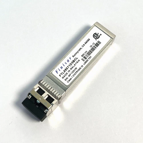 Finisar FTLX8571D3BCL 10G SFP+SR SW 10Gigabit Multimode Fiber Optic Transceiver