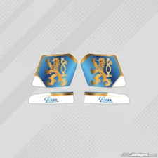 PRAGA STYLE KG 3.5L TANK STICKERS - KARTING - JakeDesigns