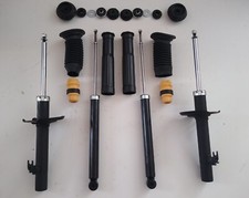 Satz 4 Gasdruck Stoßdämpfer Toyota Aygo Domlager Staubschutz vorne hinten