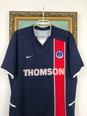 Paris Saint-Germain Home football shirt 2002 Soccer #10 RONALDINHO