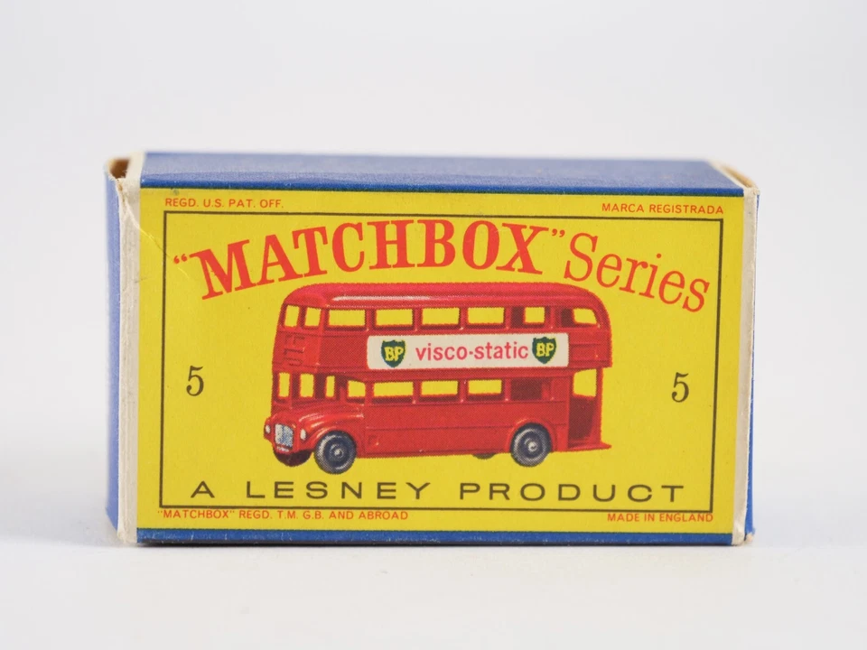 Matchbox Lesney Models of Yesteryear n° 5 Bus BP Visco-static 66 mm neuf boite - Photo 2/4