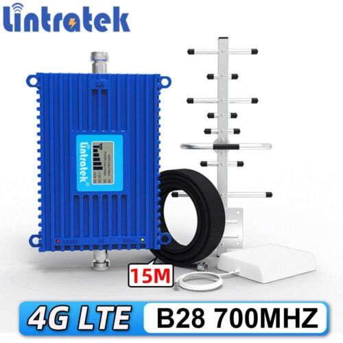 LTE 4G Cell Phone Signal Booster 700mhz Band 28 Repeater Yagi Antenna Amplifier1