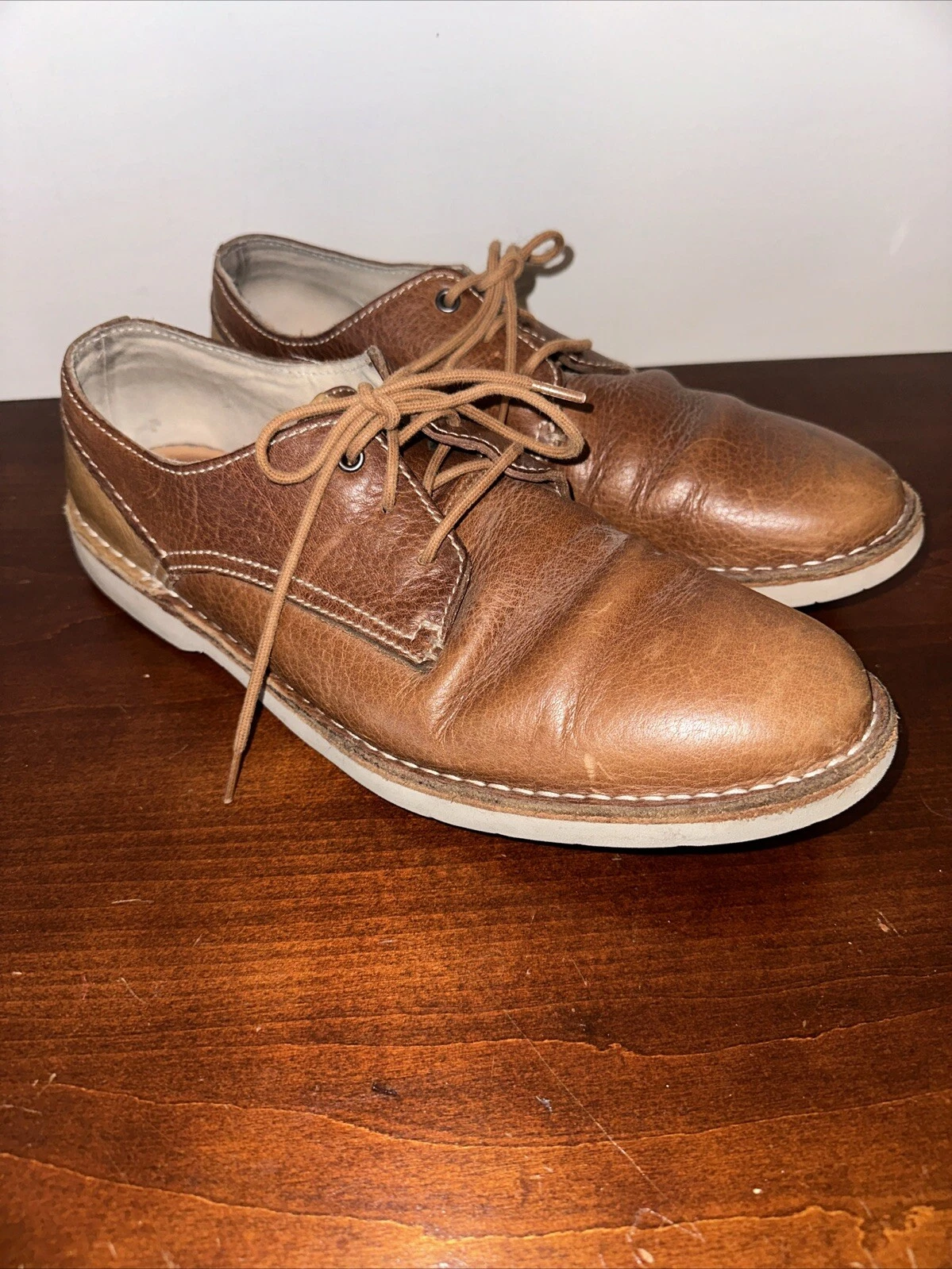 CLARKS Scarpe eleganti uomo Clark’s in pelle marrone taglia 10 5