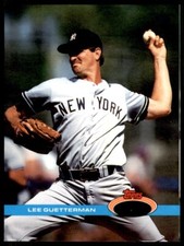 1991 Stadium #361 Lee Guetterman Yankees OVERSIZE No Gold Error SET BREAK RARE
