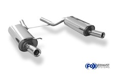 FOX Komplettanlage ab Kat DUPLEX je 1x80mm eingerollt Audi A6 S6 Typ 4B Quattro